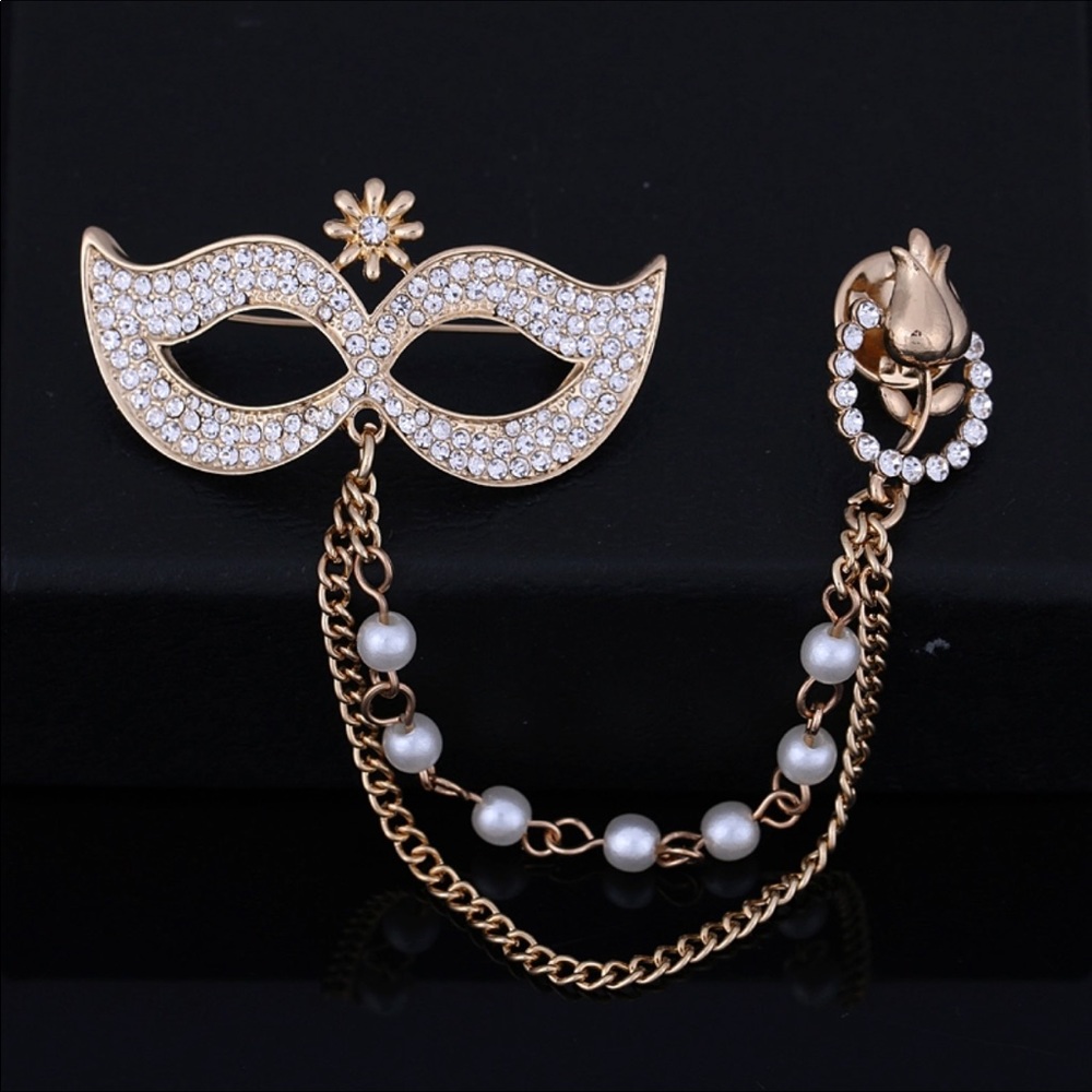 Mask Brooch